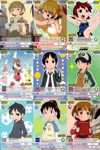 Mitsudomoe Card Lot Marui Mitsuba Futaba Anime サムネイル 1