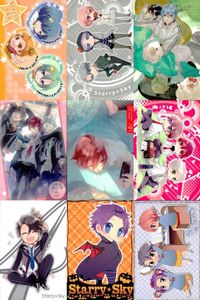 スタスカ Starry☆Sky カード 9枚まとめ 秋組 ハロウィン 缶バッジ柄 まとめ カード サムネイル 1