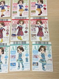 ディズニー マジックキャッスル ミニー・デイジー・アリス・白雪姫 コーデ4種 12枚セット まとめ売り bp213 so3 サムネイル 9