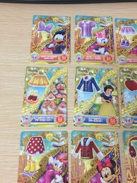 ディズニー マジックキャッスル ミニー・デイジー・アリス・白雪姫 コーデ4種 12枚セット まとめ売り bp213 so3 サムネイル 7