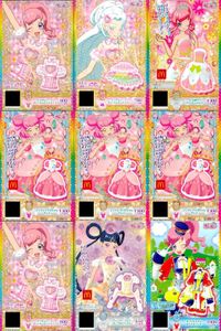 プリ☆チャン マック ハッピーセット限定 プロモ シンデレラ等 9枚まとめ売り まとめ カード サムネイル 1