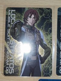 機動戦士ガンダム00 カードダス ロックオン<!-利用不可文字-!>ストラトス ダブルオー キラ 希少 裏面 ガンダムデュナメス 機動戦士ガンダム00 ダブルオー Mobile Suit Gundam 00 TradingCard トレーディング 丸粒キラ サムネイル 2