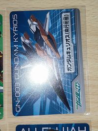 Mobile Suit Gundam 00 Carddass Allelujah Haptism Rare Card サムネイル 5