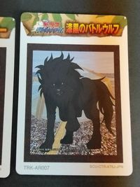 トリコ グルメモンスターズ ARカード 漆黒の バトルウルフ ダークパンサー サムネイル 2
