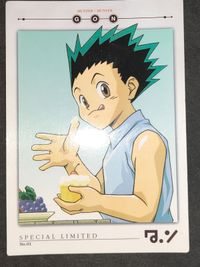 HUNTER×HUNTER カードダスマスターズ ゴン No1 カード リミテッド 限定 SPECIAL サムネイル 2