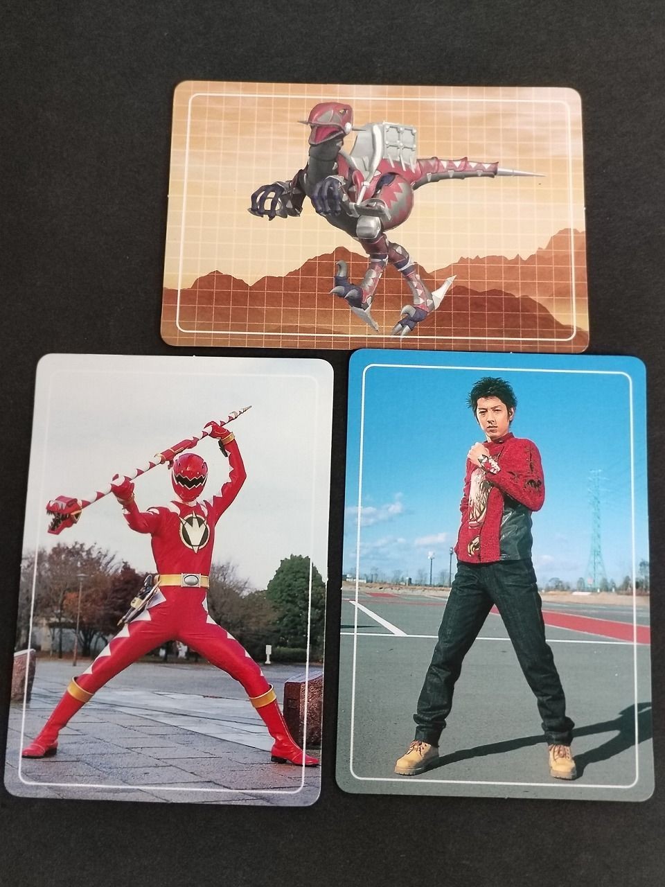 アバレンジャー トップ コレクション カード 伯亜凌駕 西興一朗 アバレレッド