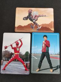 アバレンジャー トップ コレクション カード 伯亜凌駕 西興一朗 アバレレッド