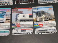 電車でGO!!キッズ カード まとめ売り 14枚セット シンカリオン E5系はやぶさ E259系成田エクスプレス 225系新快速 E655系なごみ 281系はるか 313系 683系サンダーバード JR東日本 JR西日本 JR東海 鉄道 サムネイル 3