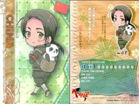 ヘタリア トレカ NO.09 中国 王耀 パンダ APH Axis Powers カード サムネイル 2