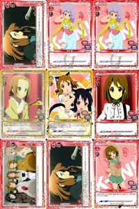 けいおん プレシャスメモリーズ 平沢唯 田中律 イベント等 赤黄 9枚セット プレメモ まとめ カード サムネイル 1