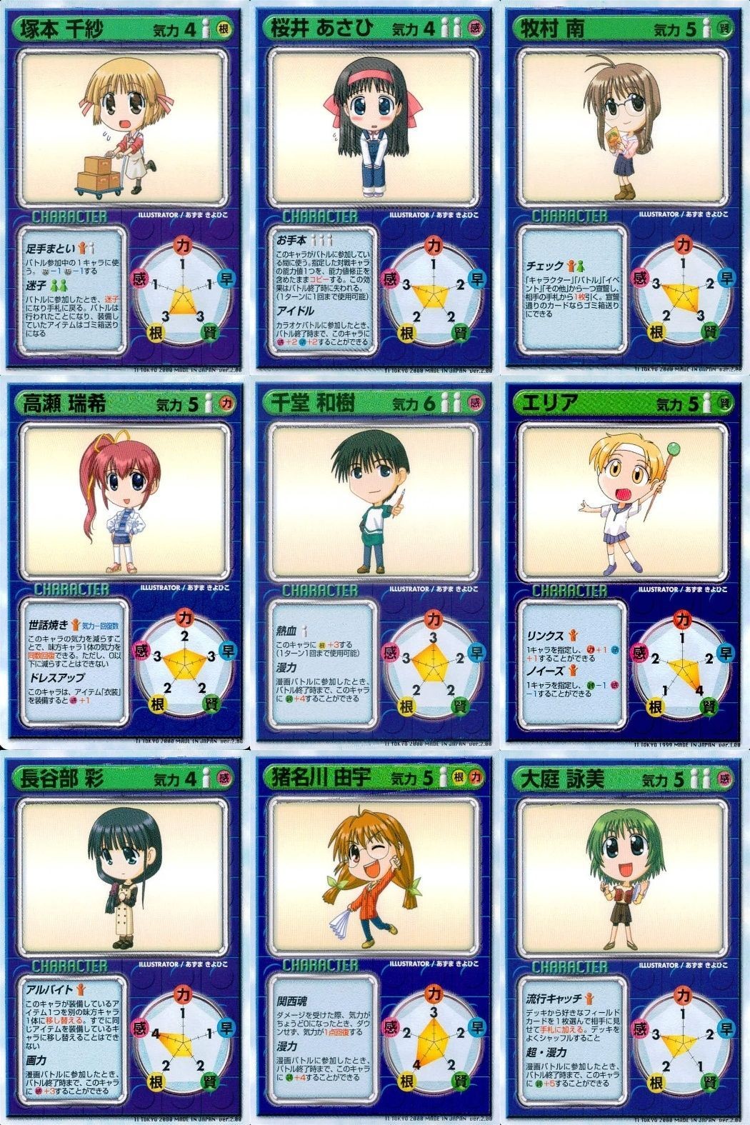 リーフファイト こみっくパーティー 塚本千砂ほか 9枚セット まとめ売り まとめ カード