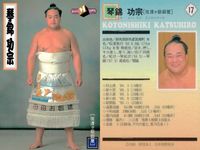 【BBM98】大相撲カード 貴闘力 琴錦 魁皇 3枚セット 化粧まわし まとめ まとめ カード サムネイル 3
