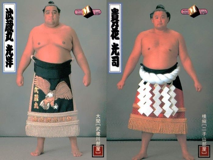 【BBM98】大相撲カード 武蔵丸 貴乃花 2枚セット 横綱 大関 レア 平成 まとめ カード