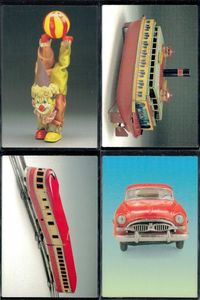 TIN TOYS 1996 北原照久 ブリキ トレカ 4枚まとめ セット レトロ まとめ カード サムネイル 1