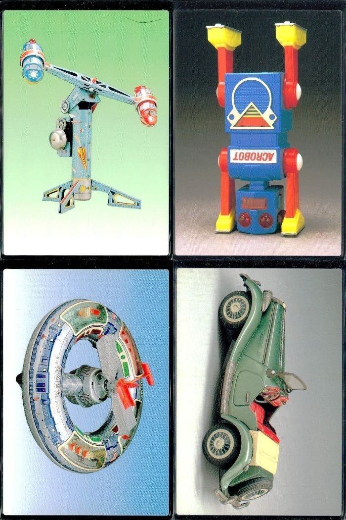TIN TOYS 1996 宇宙 乗り物 ブリキ トレカ 4枚まとめ セット まとめ カード