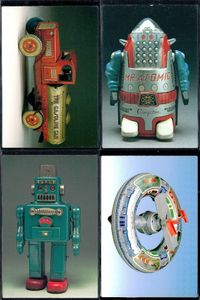 TIN TOYS 1996 ロボット 希少 ブリキ トレカ 4枚まとめ セット まとめ カード サムネイル 1
