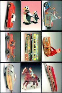 TIN TOYS collection カード 9枚セット レトロ 玩具 車 まとめ まとめ カード サムネイル 1