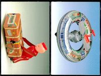 TIN TOYS collection 2枚セット ベルボーイ 宇宙ステーション まとめ カード サムネイル 1