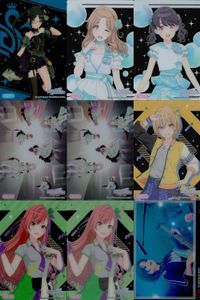 アイドルマスター 【シャニマス】ウエハース カード 9枚まとめ売り 三峰結華 風野灯織 西城樹里 まとめ カード サムネイル 1