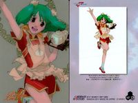 Macross F Sheryl Ranka Wafer Card Lot 3 Japanese Anime サムネイル 3