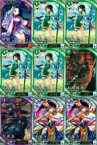 Rare Trading Card Lot Female Warriors 9 Cards Kira Holo