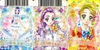 プリキュア データカードダス プリキュア DCD 蒼乃美希 美々野くるみ 九条ひかり 3枚セット まとめ カード まとめ サムネイル 1