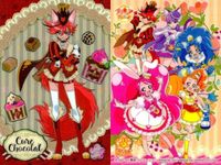 プリキュア カード P01 集合 P05 キュアショコラ プリアラ セット ウエハース カード まとめ グミ サムネイル 3