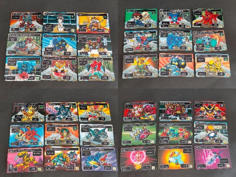 SDガンダム聖伝 第2弾 最強の闘士 カードダス ノーマルコンプ 全36種 1997年 当時物 騎士エックス エアマスター レオパルド ガンダムX キラ コンプリート