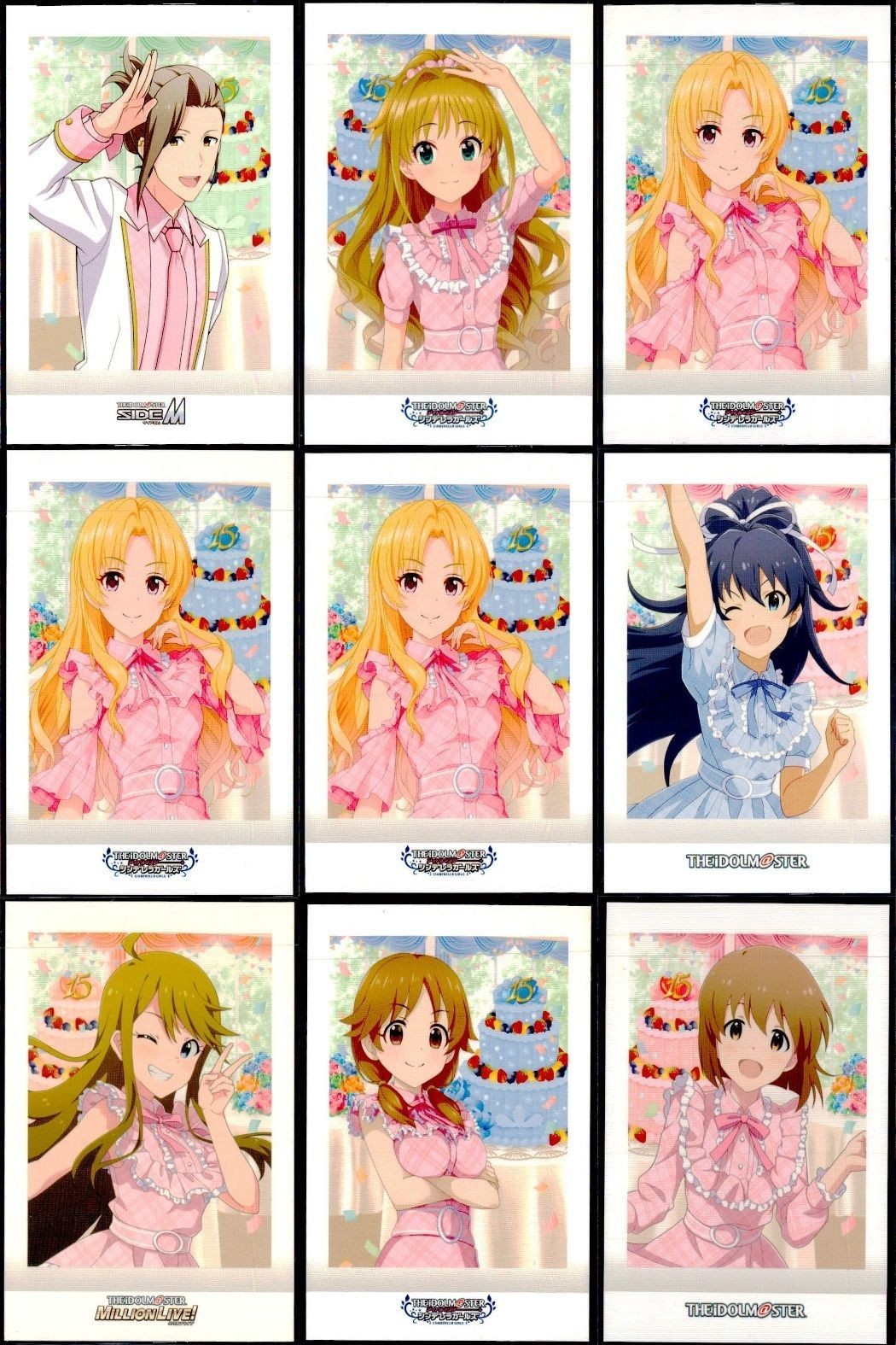 アイマス 15th ぱしゃこれ デレマス Mマス 765AS 9枚まとめ カード まとめ