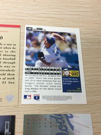 野茂英雄 1995年 ルーキーカード 4枚セット ドジャース Zenith他 カード まとめ サムネイル 13