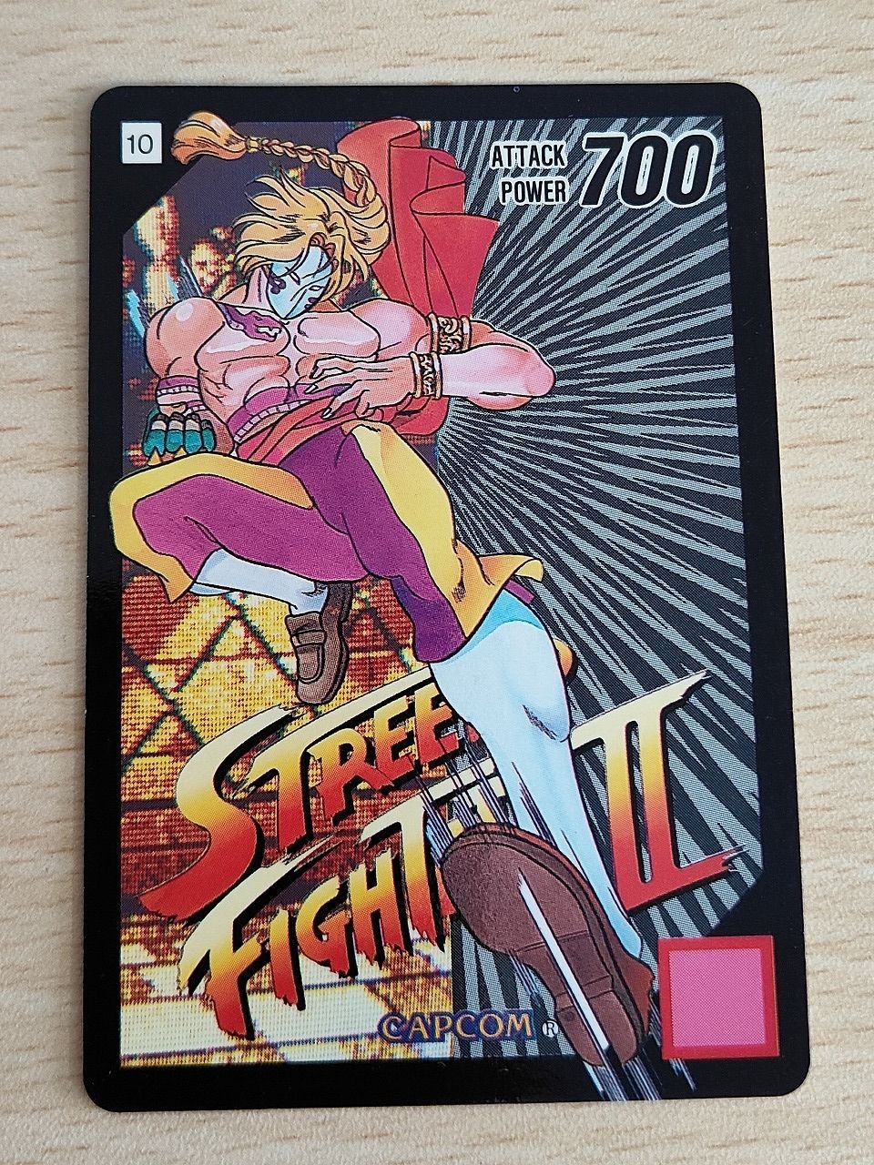 バルログ ストリートファイター カード No.10 バーコードウォーズ バーコードバトラー カードダス カプコン 1991 1992