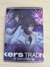 【中嶋敦子描き下ろし】GetBackers ゲットバッカーズ トレカ Vol.4 グラフィックカード GB Graphic #4-2 美堂蛮 天野銀次 No.002 KONAMI コナミ 奪還屋 平成レトロ アニメ グッズ