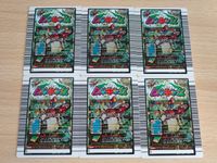 【ムシキング】アダーコレクション6枚まとめ売り 2005ファースト＋ サンボンヅノカブト／フェイスタメルシワバネクワガタ／ムナコブクワガタ／ファブリースノコギリクワガタ 当時物 SEGA アーケードゲーム サムネイル 2