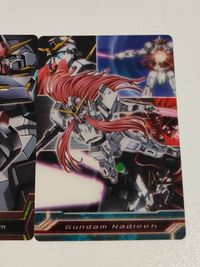 機動戦士ガンダム00 ティエリア・アーデ セラヴィー ガンダムナドレ カード 3枚セット 森永 ウエファーチョコ 00 ガンダム00 ダブルオー キャラクターカード モビルスーツ 描き下ろし 当時物 レア コレクション まとめ売り サムネイル 4