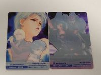 機動戦士Zガンダム 森永ウエハースカード 2枚セット フォウ・ムラサメ サイコガンダム アムロ・レイ クワトロ・バジーナ シャア ハマン・カーン 北爪宏幸 イラスト コレクション レトロ 当時物 カードダス 美品 Z-Gundam Four サムネイル 2