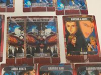 機動戦士ガンダムX 森永ウエハースカード 11枚まとめ売り ガロード・ラン ジャミル・ニート ティファ フロスト兄弟 ガンダムエアマスター ガンダムアシュタロン パトゥーリア フリーデン クルー メタリックカード レトロ 当時物 サムネイル 3