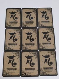【希少・非売品】東方Project ホワイトキャンバス特典 イラストカード 9枚セット！十六夜咲夜 鈴仙 風見幽香 射命丸文 プリズムリバー三姉妹 メディスン 因幡てゐ WhiteCanvas 東方グッズ まとめ売り コレクション サムネイル 2