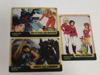 Gundam Clear Card Gold Frame 3pc Set Zeta Amuro Seyla