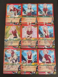 【NARUTO/ナルト】カードゲーム 春野サクラ 9枚セット まとめ売り 山中いの チーム変遷 医療忍術 サクラ 9枚 忍-3 27 120 189 206 237 290他 サムネイル 1