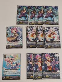 ヴァンガード バミューダ△ PR<!-利用不可文字-!>ISM プリズム デッキパーツ まとめ売り スリーブ付！ラブラドル RRR / ヴェール RR / パシフィカ RRR / リイト RRR / エリー RR 完ガ 等 旧弾 初期 サムネイル 4