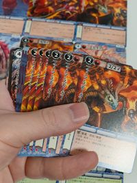 【モンコレTCG】1A ユニット9枚セット ルビー・アイドル/フレイム・ランナー/ファイア・スモーカー/ムスペルの闘士/ファイア・エレメンタル/ヴァーミリオン・ドレイク/ウォーター・ワイバーン/幽谷の竜騎士 (1A-003～008,010～012) サムネイル 2