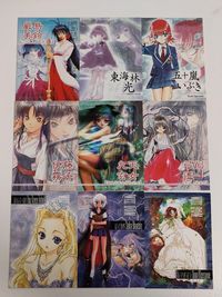 【絶版TCG】アクエリアンエイジ キャラクターカード 9枚セット まとめ売り 阿羅耶識 EGO WIZ-DOM 厳島美鈴 東海林光 五十嵐いぶき 伊藤霧子 九天玄女 弓削遥 サポーターズ アクセサリー