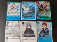 デジモンカードゲーム P-036 ブルー・メモリーブースト!! 大和田ルイ P-130 P-124 宮本大輔 まとめ デジモンアドベンチャー02 THE BEGINNING」1週目入場者プレゼント チュートリアルデッキ