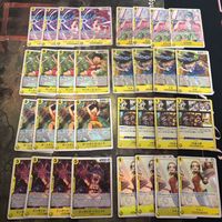 One Piece Black Yellow Luffy Deck Parts Child Luffy Lot