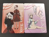 eb312【アニメ K】K-Project キャラクターカード 2枚セット 櫛名アンナ ネコ 吠舞羅 ヒロイン 美少女 アニメグッズ コレクション まとめ売り K RETURN OF KINGS サムネイル 1