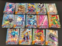 全て表面ホロ加工 ドラゴンクエスト モンスターバトルロード キラカード 14枚 まとめ売り セット！ギガンテス、キラーマジンガ、はやぶさの剣 ちいさなメダル サムネイル 1