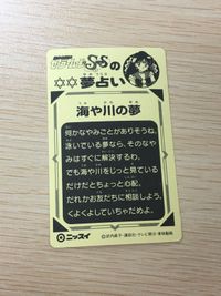 セーラームーン SS ムーン・ゴージャスシール 夢占い 海や川の夢 21 シール カード ニッスイ 武内直子 講談社 平成レトロ サムネイル 6