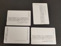 【未使用】THE ALFEE PENICILLIN 記念Tカード 4枚セット サムネイル 2