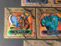 Yu-Gi-Oh 3D Hologram Meiji Card Set 7 Cards Vintage サムネイル 3