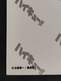 【エラーカード】裏面ダブルプリント ハイキュー カード 原画 カード 烏野 日向翔陽 角川学園 百沢雄大 サムネイル 3